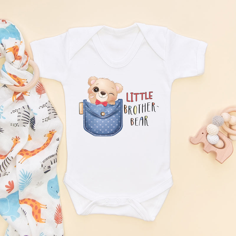 Little Brother Bear Baby Bodysuit (6565589286984)