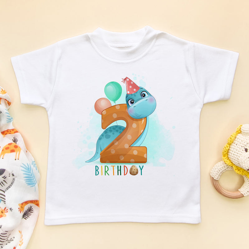 Second Birthday Dino T Shirt (5861444091976)