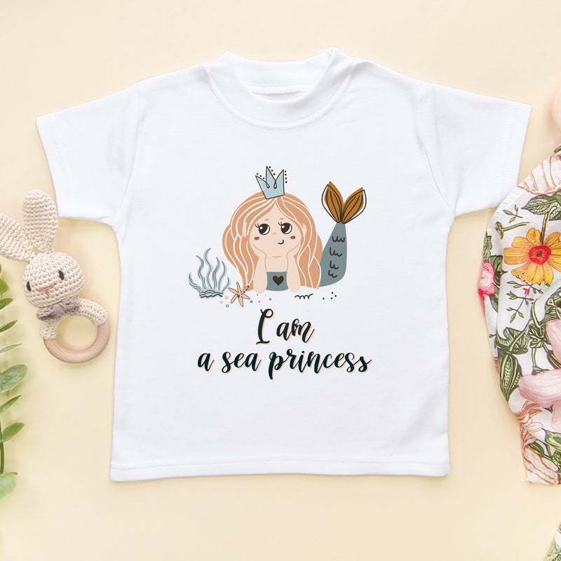 I Am a Sea Princess Mermaid Grow T Shirt (6565597282376)