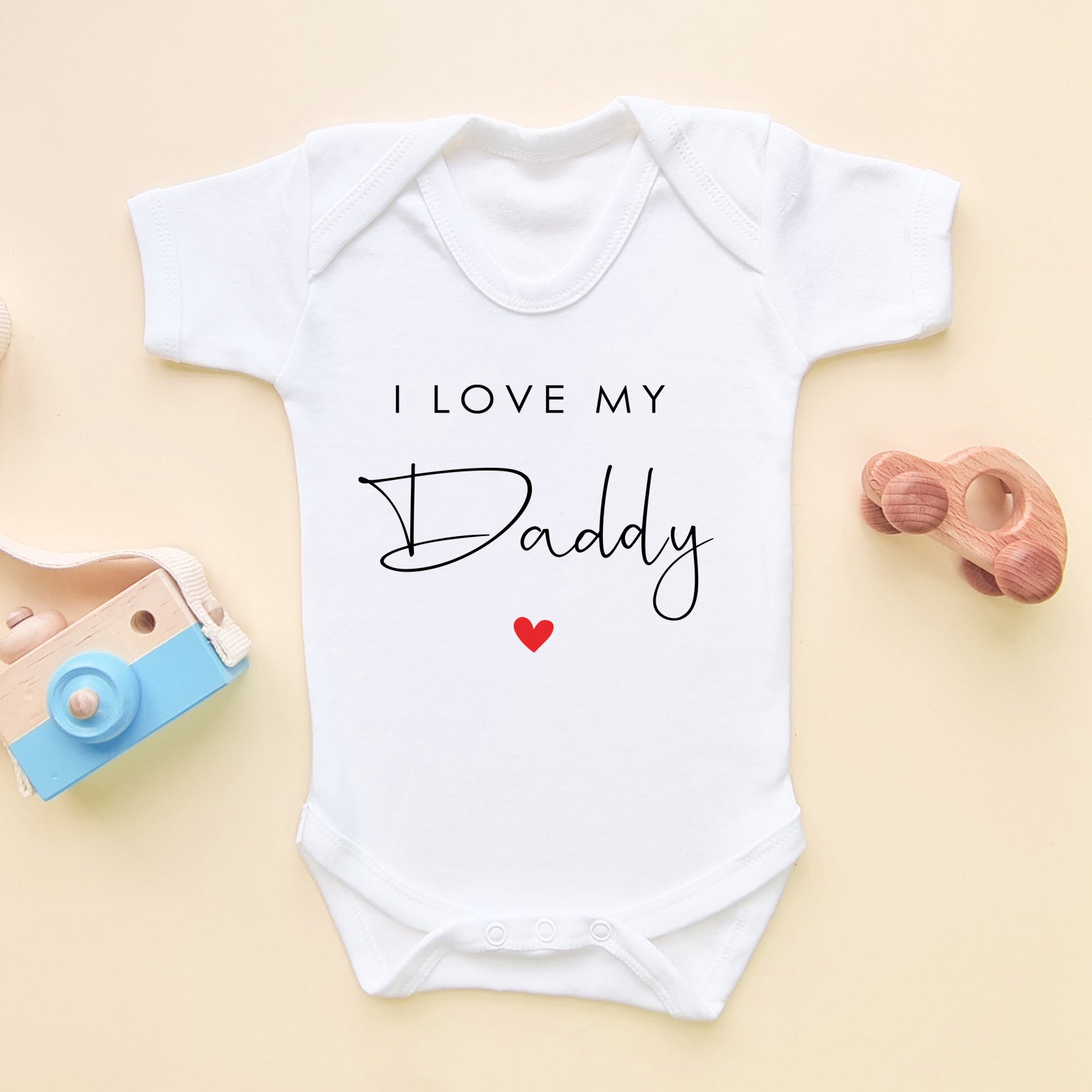 I Love My Daddy Baby Bodysuit