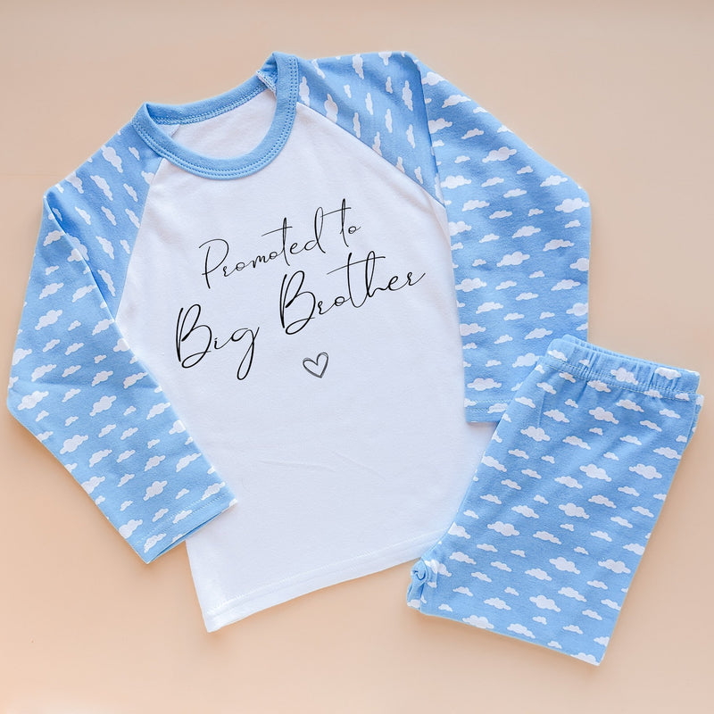 Promoted To Big Brother Blue Pyjamas Set - Little Lili Store (8715936530712)