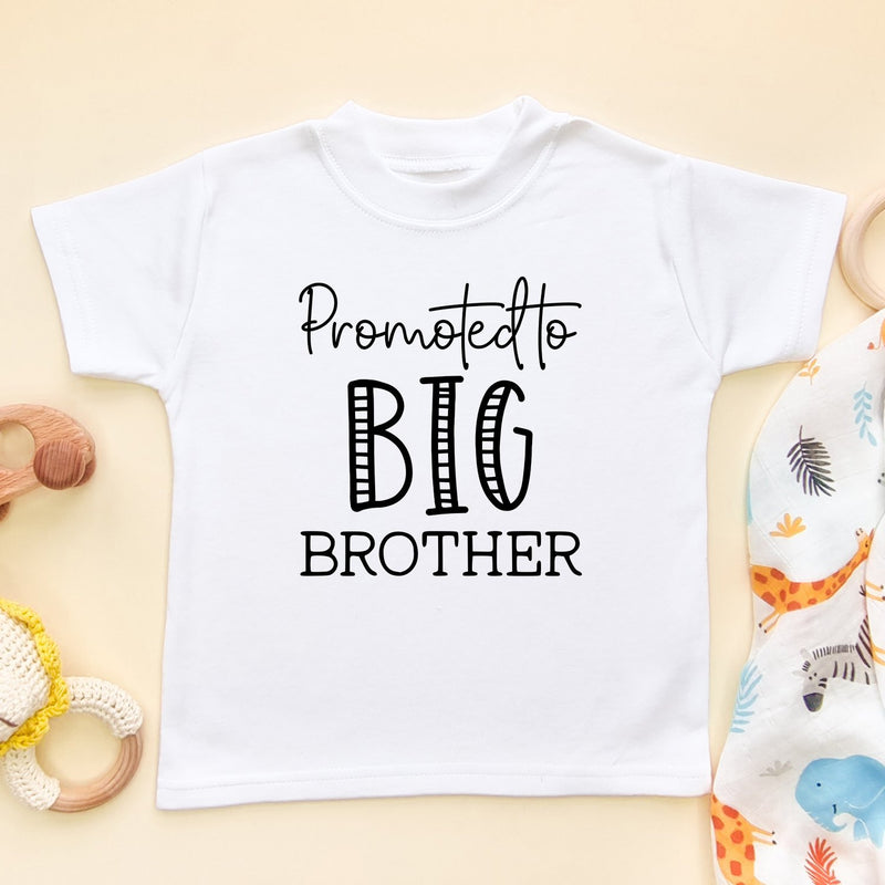 Promoted To Big Brother T Shirt - Little Lili Store (5861781864520)